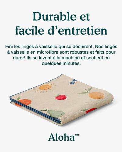 Linges à vaisselle Punch aux fruits | Ensemble de 3
