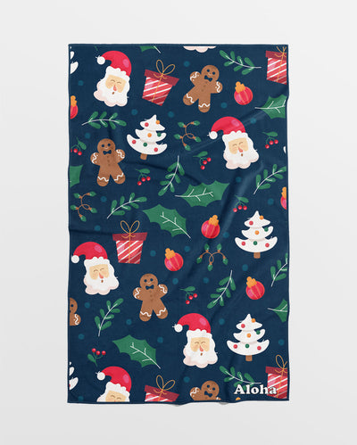 Linges à vaisselle Maison du Père Noël | Ensemble de 3