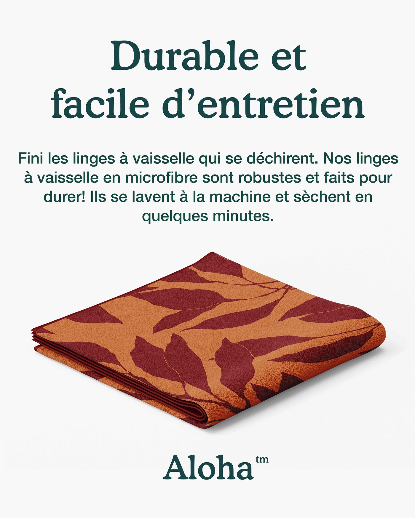 Linges à vaisselle Cannelle | Ensemble de 3