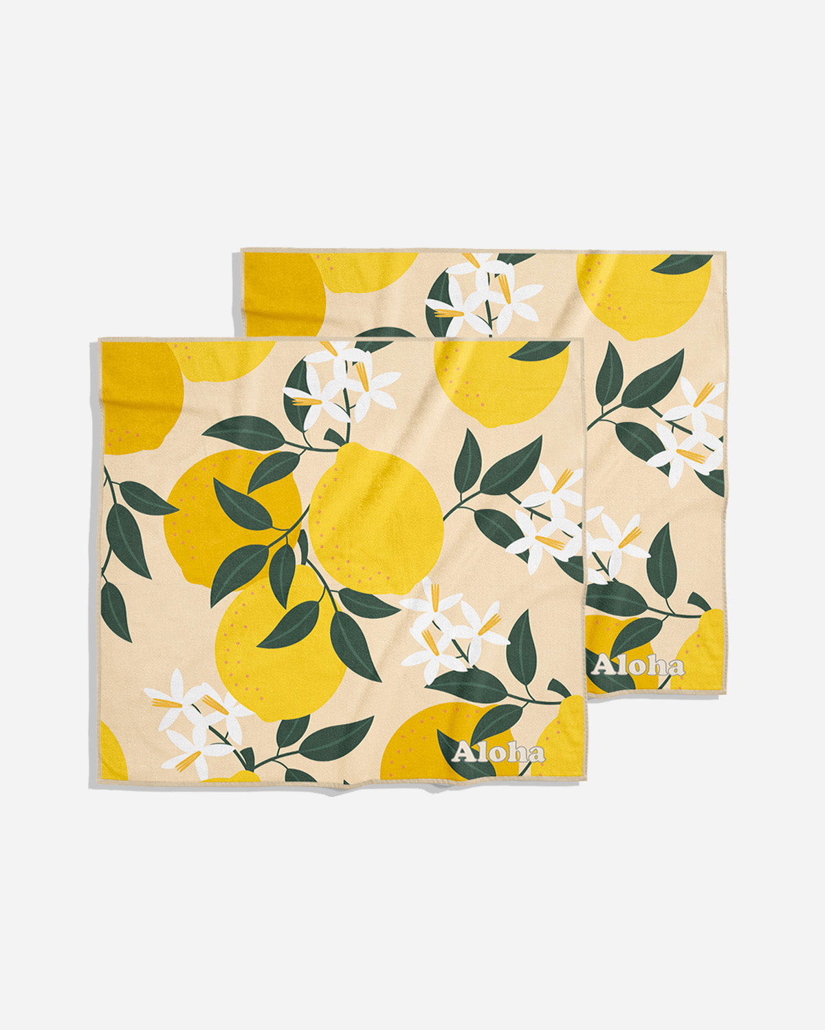 Linges de nettoyage Citron | Ensemble de 2