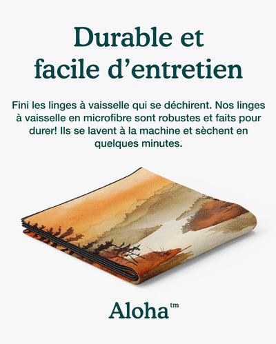 Linges à vaisselle Vallée | Ensemble de 3