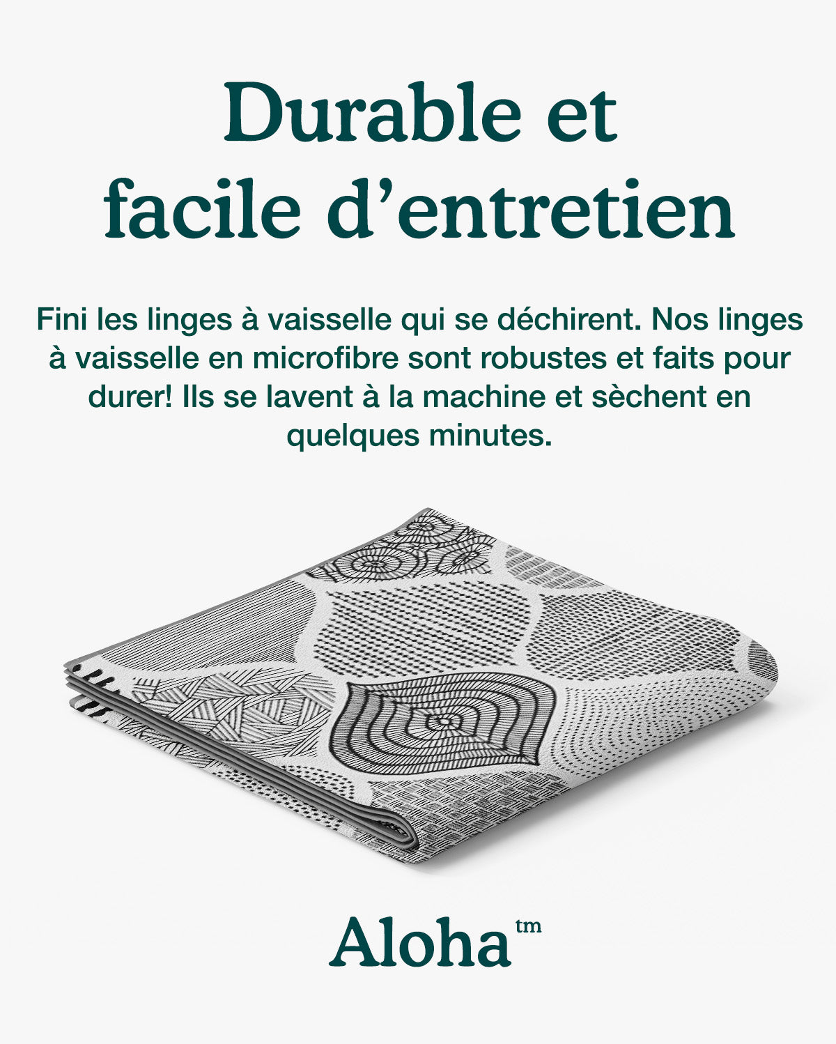 Linges à vaisselle Ambition | Ensemble de 3