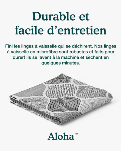 Linges à vaisselle Ambition | Ensemble de 3