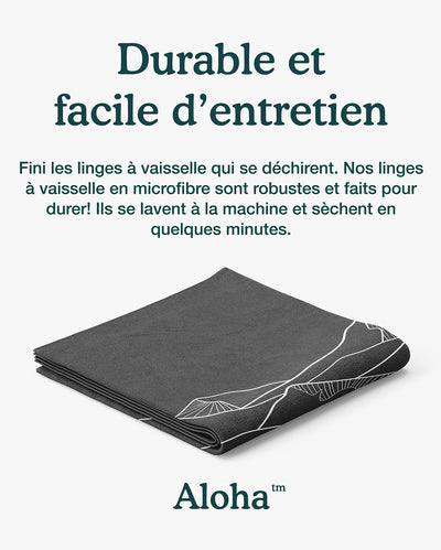 Linges à vaisselle Montagne | Ensemble de 3