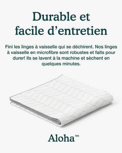 Linges à vaisselle Geometry | Ensemble de 3