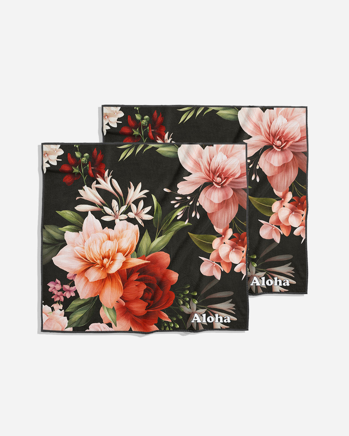 Linges de nettoyage Floral | Ensemble de 2