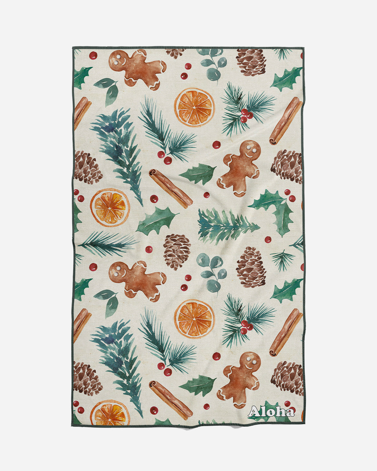 Linges à vaisselle Pain d'épice | Ensemble de 3