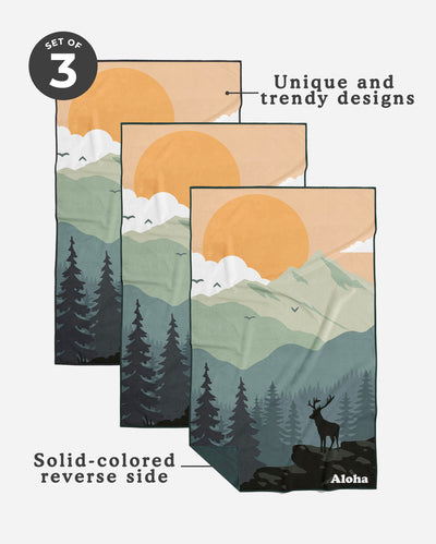 Kitchen Towels Forest | Set of 3