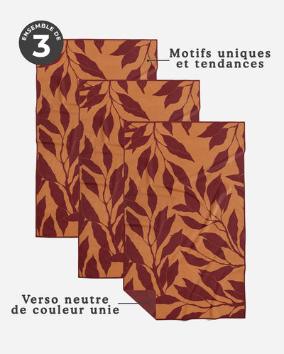 Linges à vaisselle Cannelle | Ensemble de 3